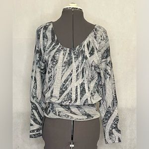 American rag fitted waist and sleeve top